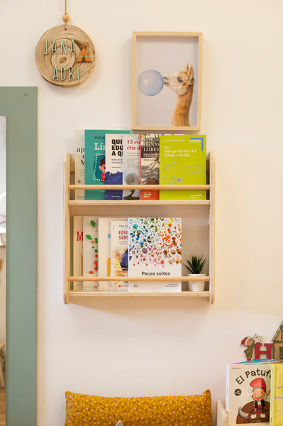 Estante de pared Montessori Doble